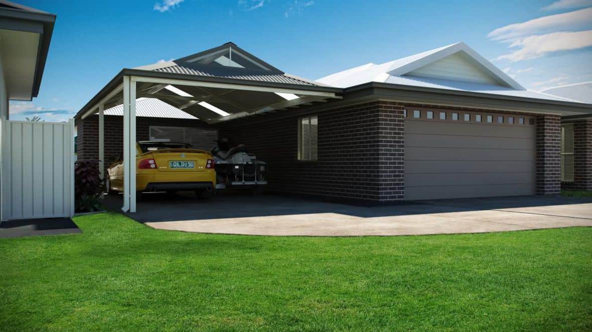 Carport and brick garage cost