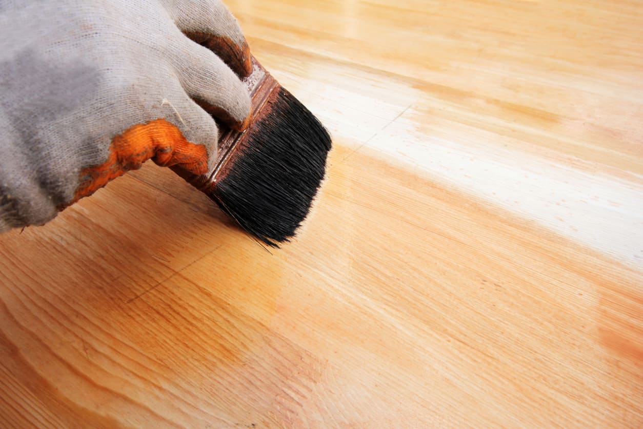 Polishing timber flooring