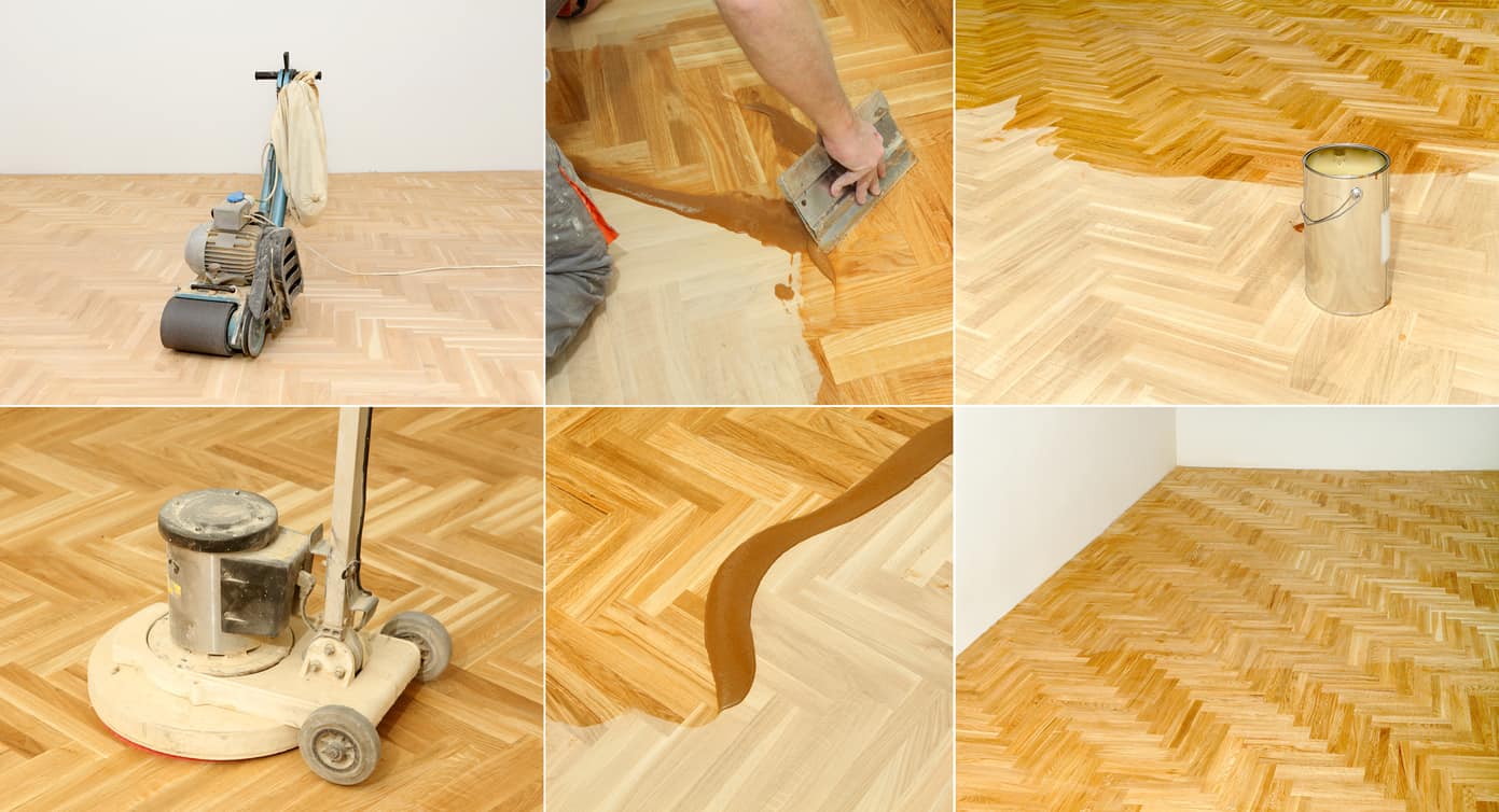 Timber floor polishing